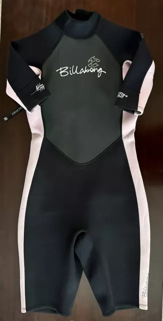 Women’s Billabong Short Foil Spring Suit / Wet Suit - 2 MM - EUC - SIZE 8