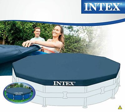 Intex Intex 28032 Bâche de Protection Cadre Pool Couverture Piscine Cache 457cm 