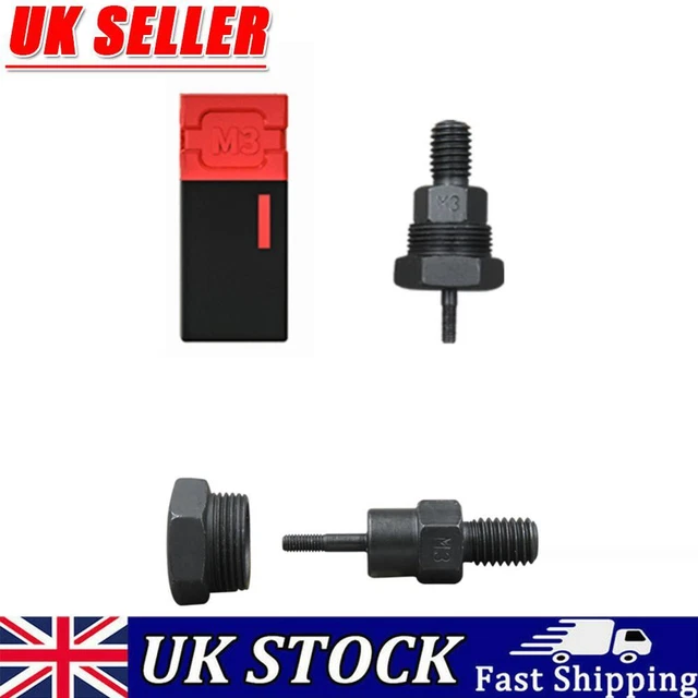 Rivets Nuts Insert Flat Head Threaded for Hand Riveter Gun Tools (M3)