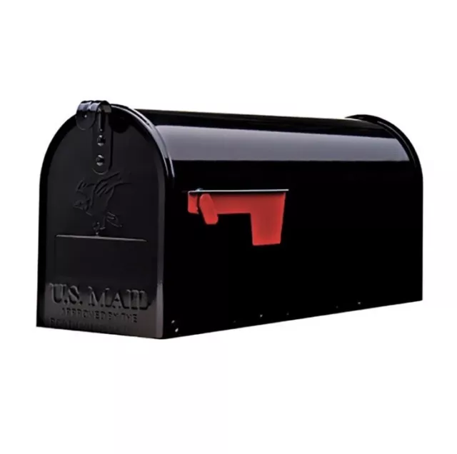 Gibraltar E1100B00 Mailboxes Elite Medium Capacity Galvanized Steel Black