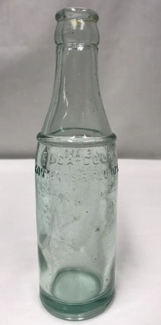 Antique Vintage Coca-Cola Coke Soda Pop Straight Side 6 Oz Bottle Rock Island IL