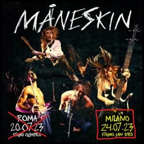 2 Biglietti 2 anello rosso concerto Maneskin Milano 24 Luglio 2023