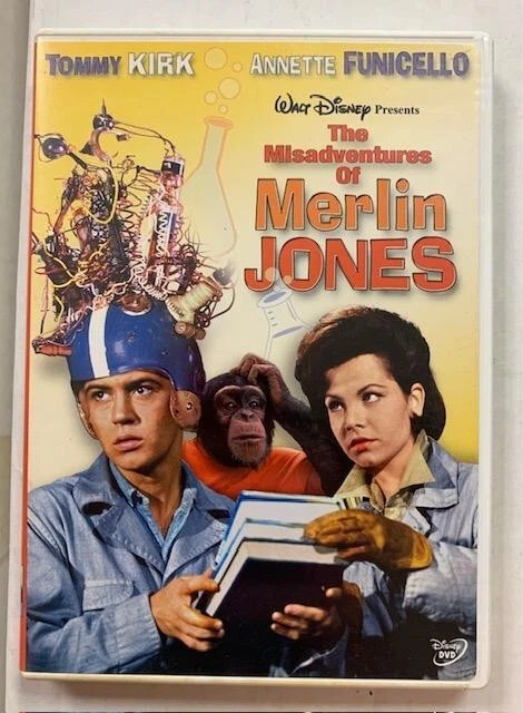 THE MISADVENTURES OF Merlin Jones Annette Funicello Tommy Kirk Walt