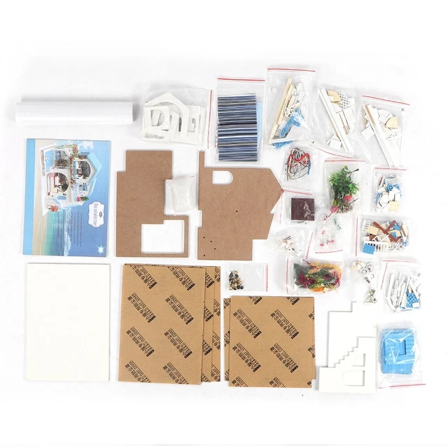 Kit De Maison De Poupée Maison De Poupée écologique Exquis En Bois