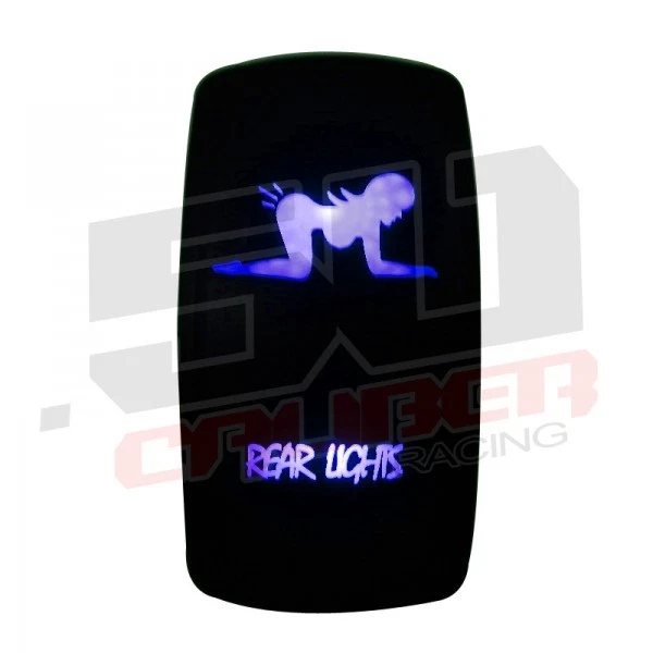 Blue Rocker Switch On/Off SUV RV Jeep Off Road Rally Auto Car Truck Automotive