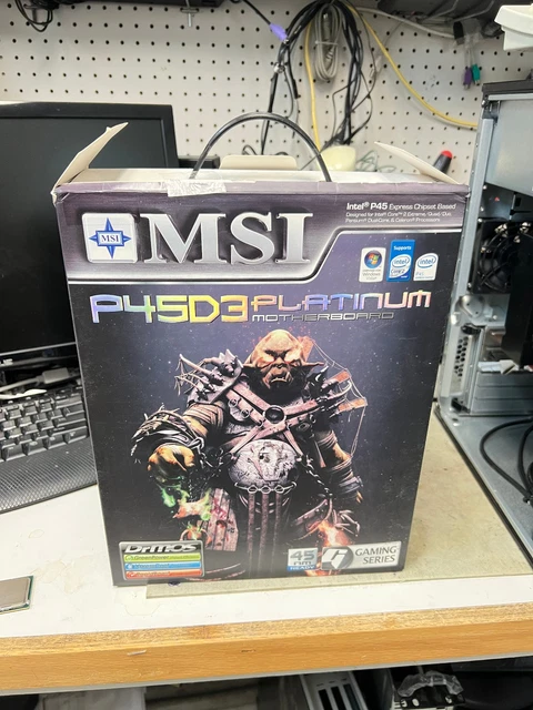 PLACA MADRE MSI P45D3 Platinum Core Quad 6600 GB DDR3 RARA