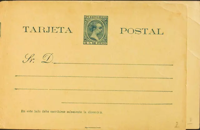 Ehemalige Kolonien Españolas. Port Rico. ( ) Mng EP5/6. 1894. 2 Ctvos Blue Und 3