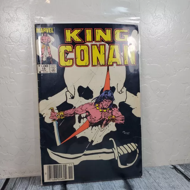 Marvel Comics King Conan #19 Vol. 1 1983 Vintage Comic Book Boarded Sleeved