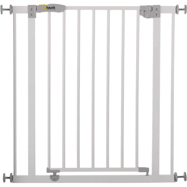 Rejilla protectora Hauck Openn Stop 96 - 101 cm, 21 cm extensión de inserción. Blanca.