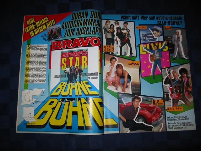 Bravo  Nummer 41 / 1984 , mit allen Postern,Starschnitt,Star-Bühne , Star- Album 2