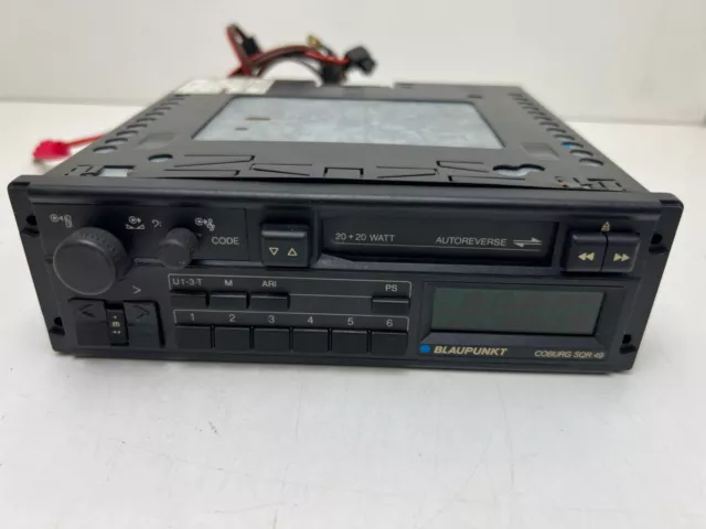 ### BLAUPUNKT Coburg SQR 49 Oldtimer Youngtimer Autoradio + RECHNUNG ###