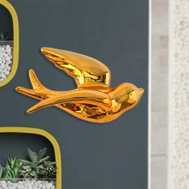 Vogel-Schwalben-Wanddekor im europäischen Stil für die Wohnzimmerdekoration