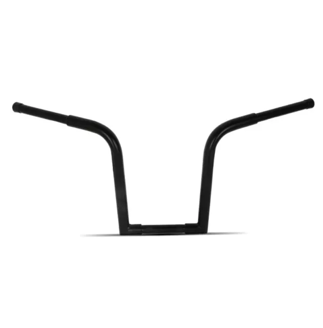 Guidon Fat Ape Hanger Square 14" pour Harley Heritage Softail Classic noir