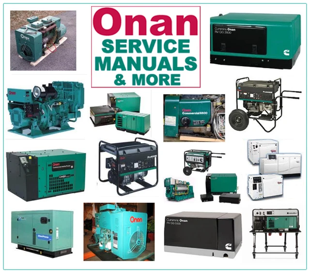 ONAN AJ ELECTRIC RV GenSet Generator PARTS MANUAL Catalog 5 IPL IPC