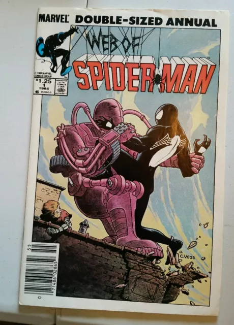 Marvel Comics Web of Spiderman (1985) #1 Double Sized Annual
