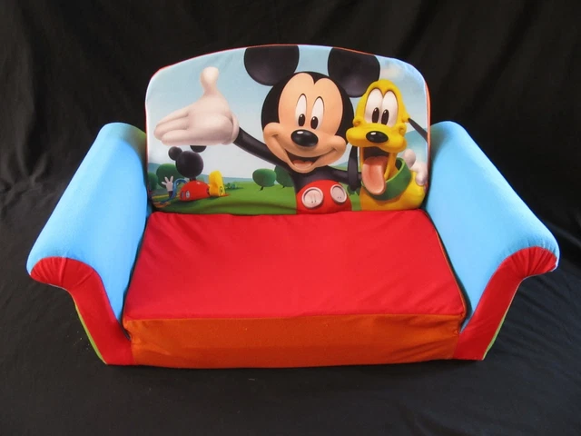 Mickey mouse flip open foam sofa deals