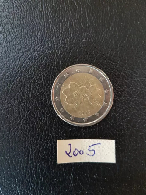 2 Euro, 2005 Finnland, alte Umlaufmünze ehemals entnommen aus KMS, Suomi SF