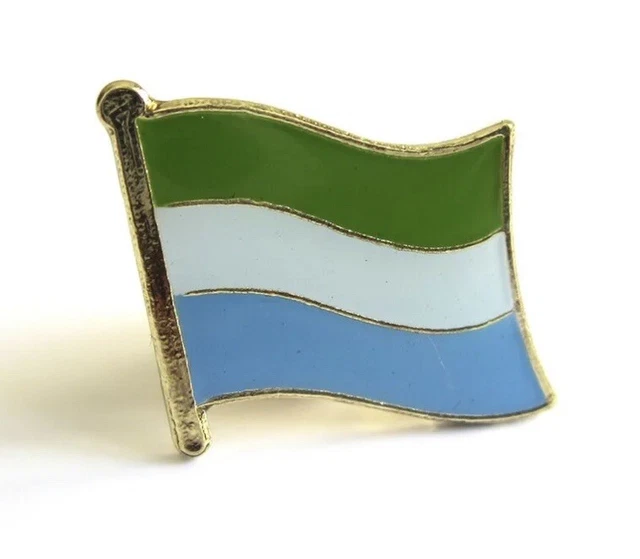 Sierra Leone Drapeau Pays Broche Revers Tie Tack Lds Missionnaire Statesman Ties