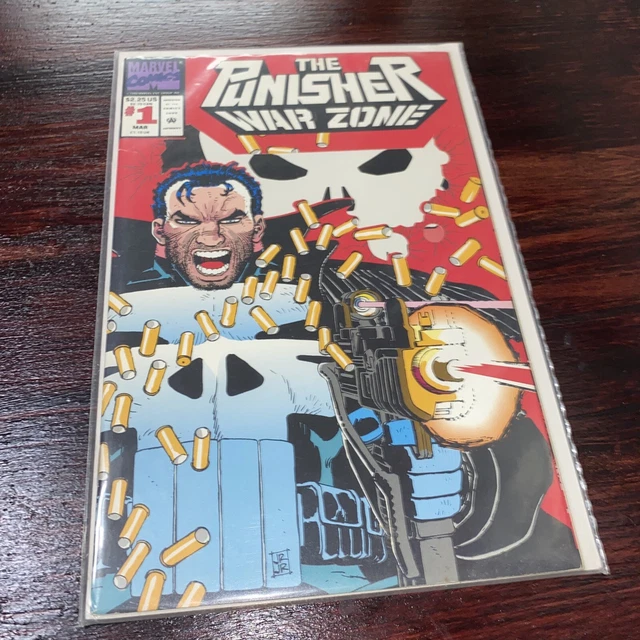 The Punisher: War Zone #1 Newsstand Die-Cut Cover (1992-1995) Marvel Comics