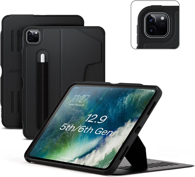 ZUGU Custodia per iPad Pro 12.9 2022 / 2021 6a / 5a Generazione, Cover Protettiv