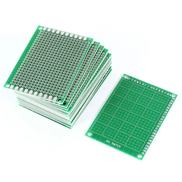 20pcs côté unique Prototype PCB DIY papier universel de circuit impression 5x7cm