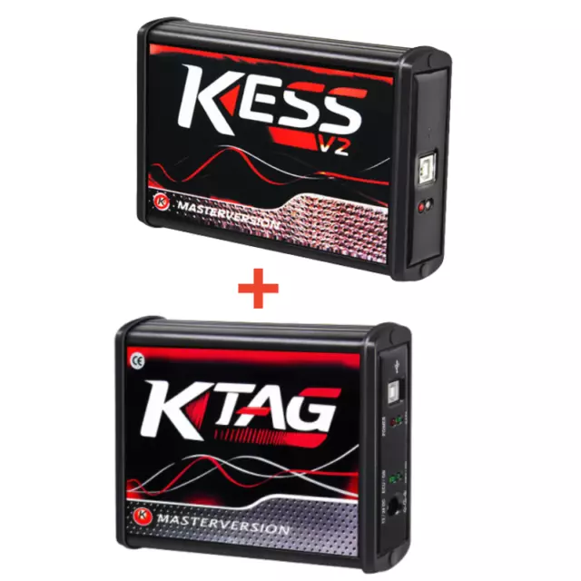 KESS V2. V5.017 EU Master + KTAG V7.020 ECU Pkw LKW Programmiergerät.