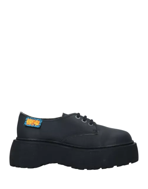 NIB - BIMBA Y LOLA - Black Platform Laced Oxford - Shoe Boots - Size 37