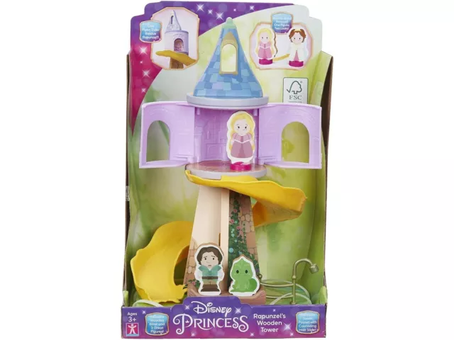 Disney Princess Wooden Rapunzels Tower Figure Play Set