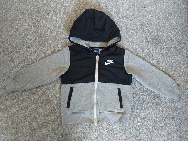 Giacca con cerniera NIKE ragazzo - età 2-3 anni - nero/grigio
