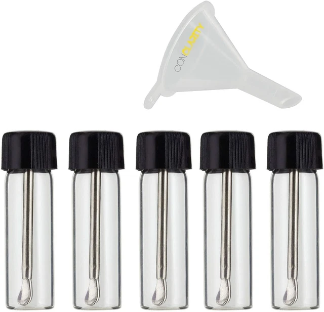 5 Pack Bundle | Premium 1.5g Safety Mixing Tool e-Snuff Spice Bullet - Black