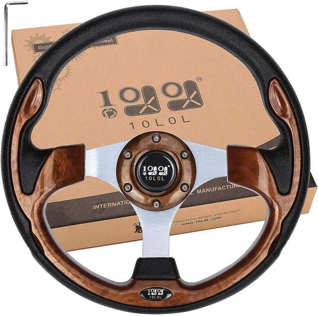 12.5 INCH GOLF Cart Steering Wheel Fit EZGO Club Yamaha Cart Parts