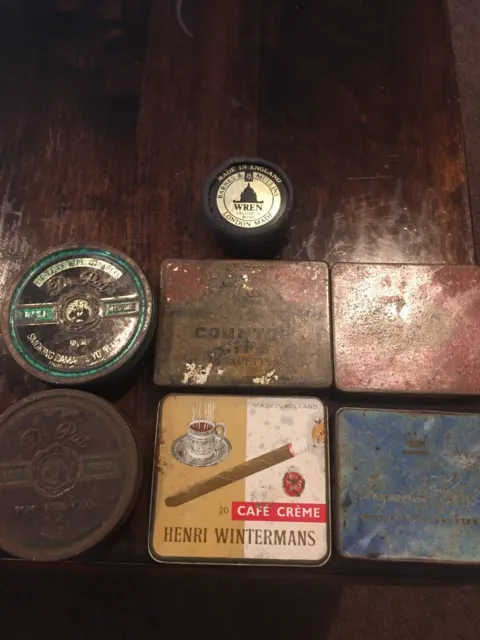 vintage Collection, collectable tobacco tins