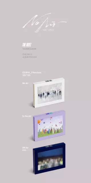 THE BOYZ [THE ONLY] 3rd Mini Album 2 Ver SET+P.Book+Card+Film+Calendar+Sticker 3