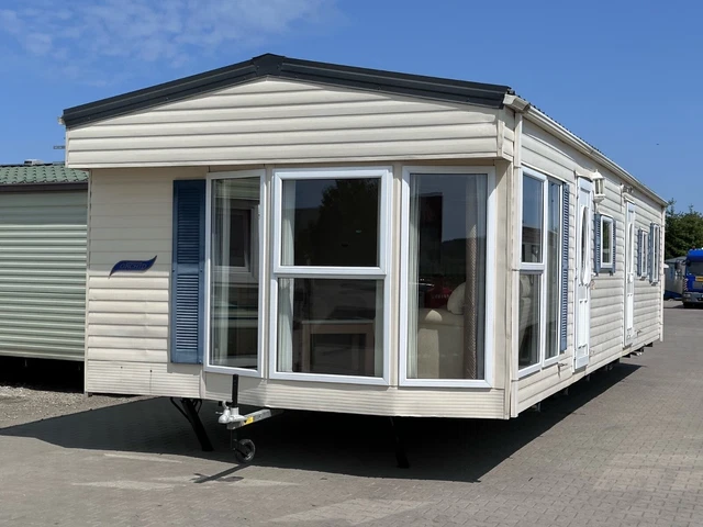Winterfest Mobilheim Clasique 11,50 x 3,70 m mit Zentralheizung