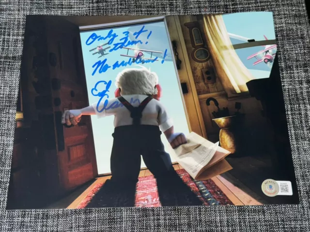 Ed Asner Signed Autograph 8X10 Photo Up Carl Fredricksen Disney Beckett Bas Coa