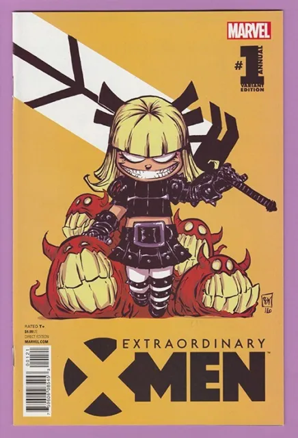 Extraordinary X-Men Annual 1 Skottie Young variant Magik 2016 1st