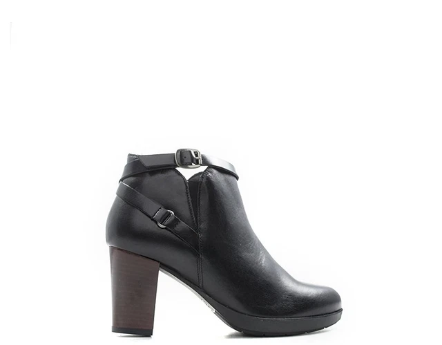 Chaussures REBECCA VAN DIK Femme Tronchetti  NERO Cuir naturel 4521254-NE-RO