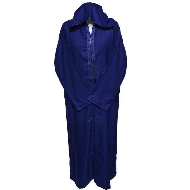 Coton homme marocain à capuche manches longues or beige rayé
