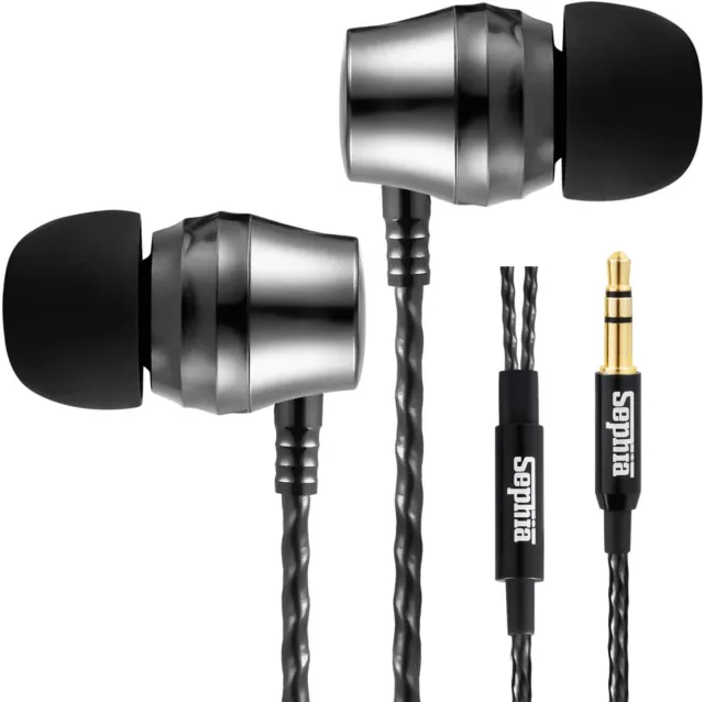 Sephia Ohrhörer Kopfhörer Ohrhörer verbesserter Bass Stereo geräuschisolierend SP9090