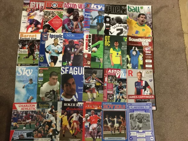 Job Lot Leeds United Away Programmes