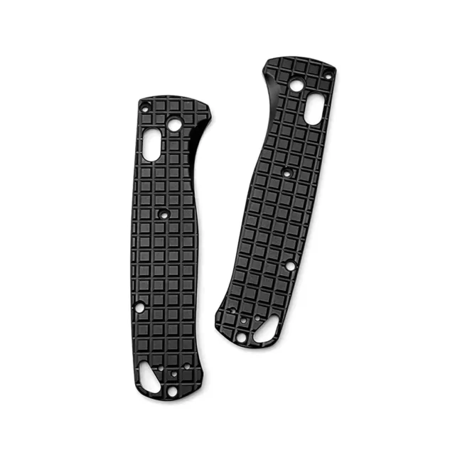 Brushed Custom Grenade Pattern Scales For Benchmade Bugout 535 Aluminium Alloy