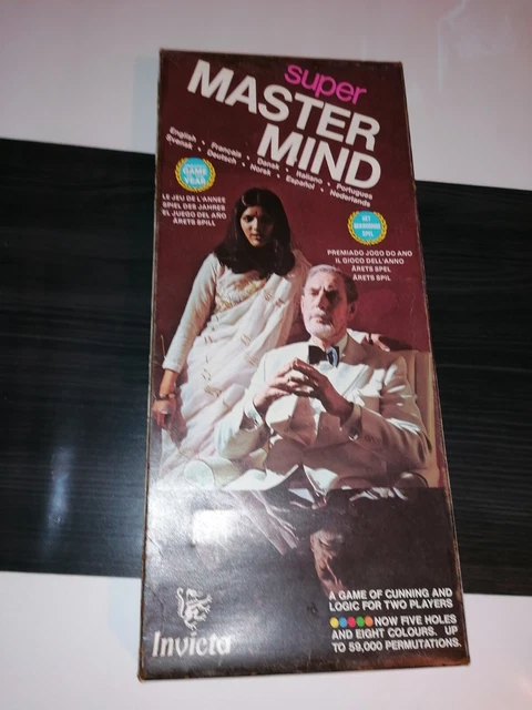 Jeu de logique Super Mastermind le cerveau / Invicta Parker / Vintage 70 / Complet - Jeux & Jouets