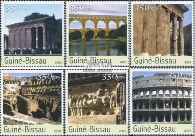 Briefmarken Guinea-Bissau 2003 Mi 2182-2187 postfrisch