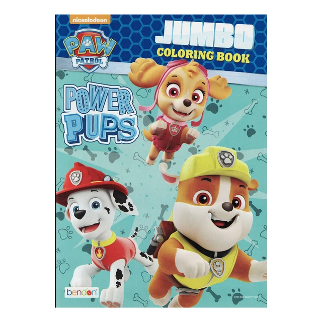 NICKELODEON PAW PATROL Kids Coloring & Activity Book 'Power Pups' 80