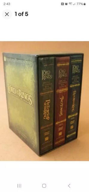 The Lord of the Rings Trilogy Special Extended Edition 12-DVD set - Like New