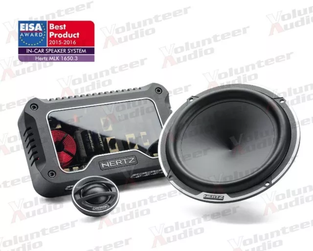 Hertz MLK1650.3 6.5" 150W RMS Direct Fit Component Set Speakers 2