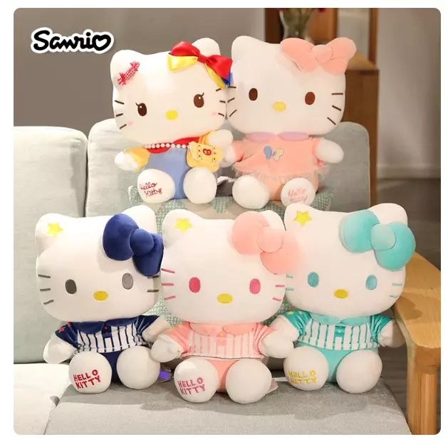 20cm Hello Kitty Anime Cartoon Gefüllte Spielzeug Weich Plüsch Puppen für Kinder