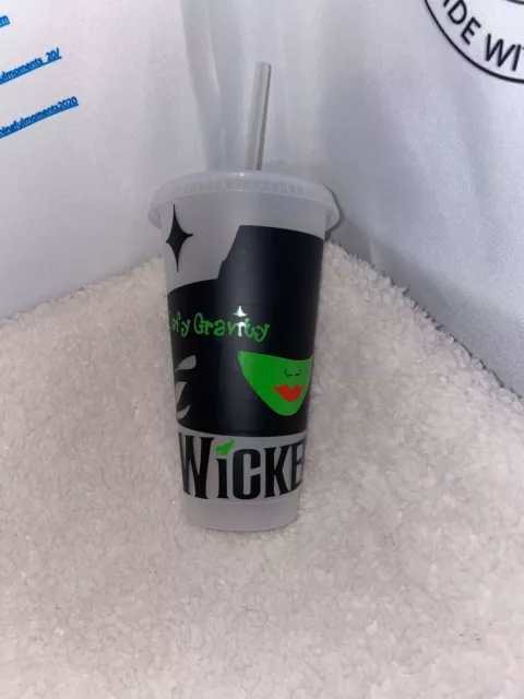 Wicked The Musical Cold Cup, starbucks Style tumbler, Wicked, Chance to Fly