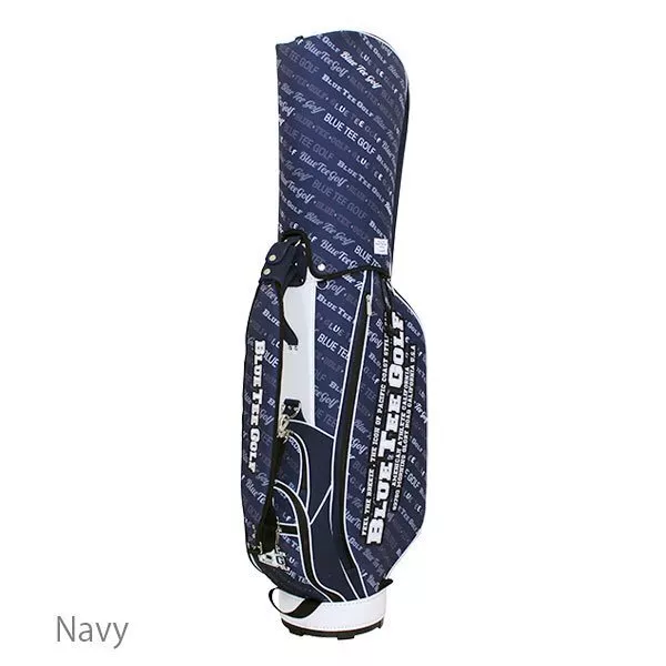 3 Free shipping  New product  Navy  Blue Tee Golf Border Pattern Caddy Bag 9