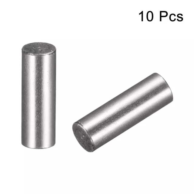 1/8-Inch x 3/8-Inch Dowel Pins, Heat Treated Alloy Steel Bright Finish 10pcs 3